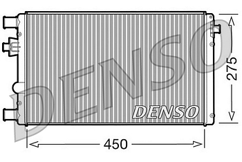 Радиатор охлаждения DENSO DRM09042