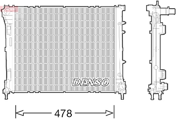 Радиатор охлаждения DENSO DRM09043