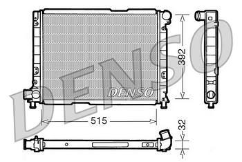 Радиатор охлаждения DENSO DRM09050