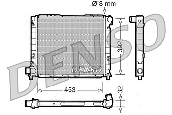 Радиатор охлаждения DENSO DRM09052