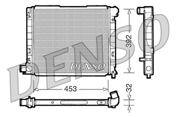Радиатор охлаждения DENSO DRM09053