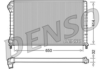 Радиатор охлаждения DENSO DRM09062
