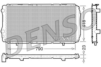 Радиатор охлаждения DENSO DRM09074