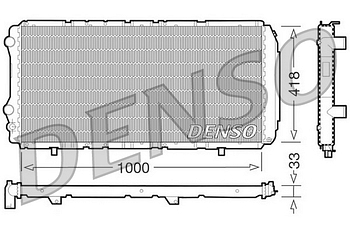 Радиатор охлаждения DENSO DRM09075
