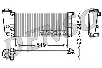 Радиатор охлаждения DENSO DRM09080