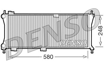 Радиатор охлаждения DENSO DRM09083