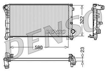 Радиатор охлаждения DENSO DRM09085