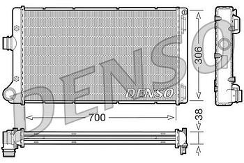 Радиатор охлаждения DENSO DRM09099