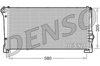 Радиатор охлаждения DENSO DRM09104