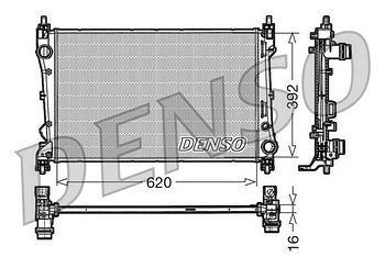 Радиатор охлаждения DENSO DRM09113
