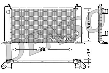 Радиатор охлаждения DENSO DRM09121