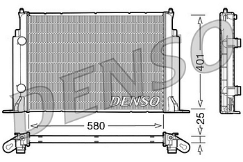 Радиатор охлаждения DENSO DRM09122