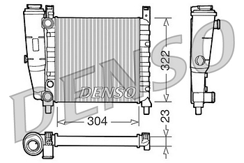 Радиатор охлаждения DENSO DRM09140