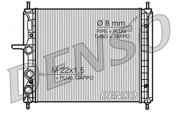 Радиатор охлаждения DENSO DRM09150