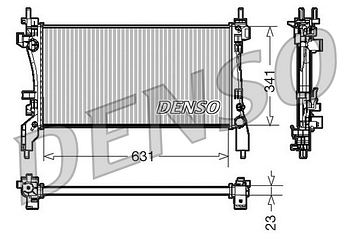 Радиатор охлаждения DENSO DRM09172