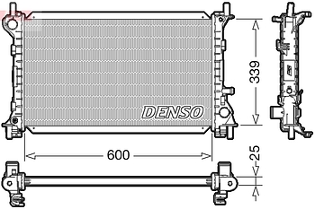 Радиатор охлаждения DENSO DRM10003