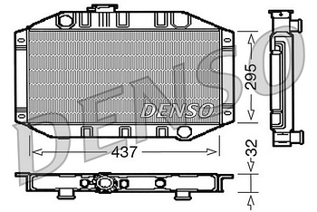 Радиатор охлаждения DENSO DRM10011