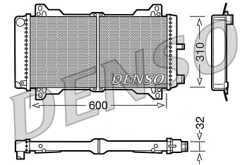 Радиатор охлаждения DENSO DRM10014