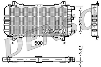 Радиатор охлаждения DENSO DRM10018