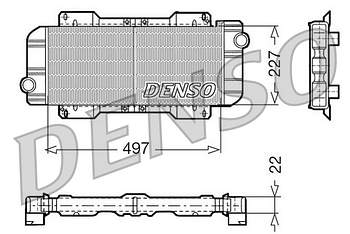 Радиатор охлаждения DENSO DRM10019
