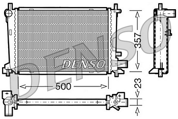 Радиатор охлаждения DENSO DRM10038