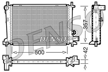 Радиатор охлаждения DENSO DRM10040