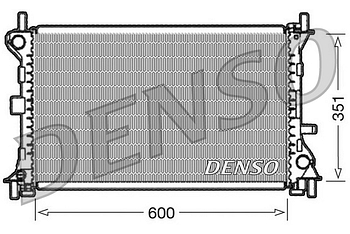 Радиатор охлаждения DENSO DRM10052