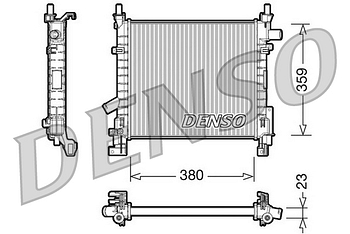 Радиатор охлаждения DENSO DRM10063