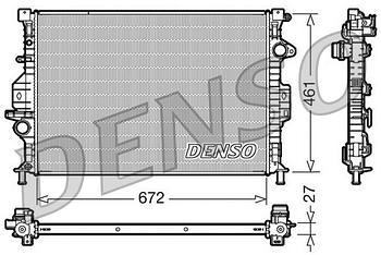 Радиатор охлаждения DENSO DRM10069