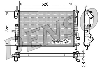 Радиатор охлаждения DENSO DRM10072