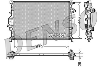 Радиатор охлаждения DENSO DRM10088
