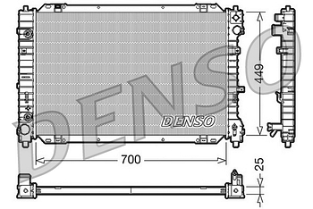 Радиатор охлаждения DENSO DRM10089
