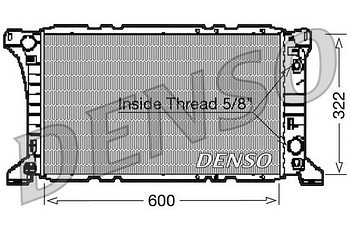Радиатор охлаждения DENSO DRM10096