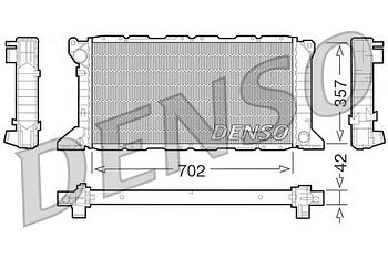 Радиатор охлаждения DENSO DRM10099