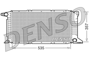 Радиатор охлаждения DENSO DRM10101
