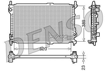 Радиатор охлаждения DENSO DRM10107