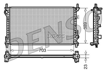 Радиатор охлаждения DENSO DRM10108