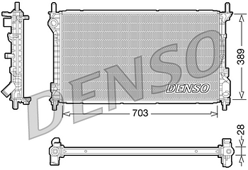 Радиатор охлаждения DENSO DRM10109