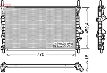 Радиатор охлаждения DENSO DRM10111