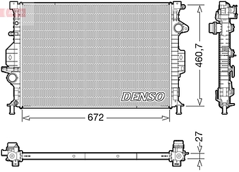 Радиатор охлаждения DENSO DRM10115