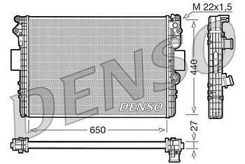 Радиатор охлаждения DENSO DRM12002