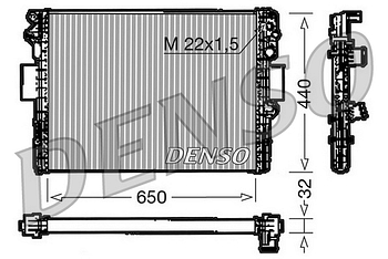 Радиатор охлаждения DENSO DRM12005