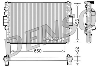 Радиатор охлаждения DENSO DRM12006