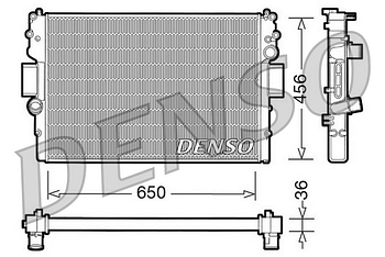 Радиатор охлаждения DENSO DRM12007