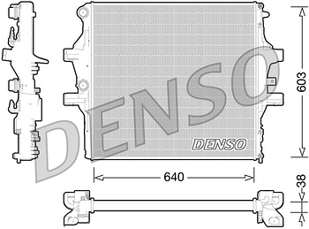 Радиатор охлаждения DENSO DRM12009