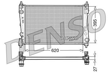 Радиатор охлаждения DENSO DRM13015