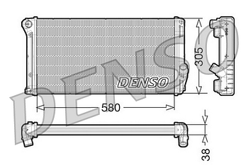 Радиатор охлаждения DENSO DRM13020