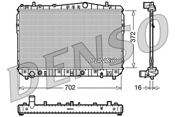 Радиатор охлаждения DENSO DRM15002