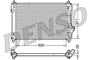 Радиатор охлаждения DENSO DRM15004