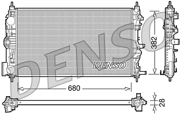 Радиатор охлаждения DENSO DRM15005